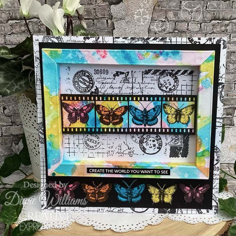 Bugology Negatives 6x8 Clear Stamp Set | Tracie Fox