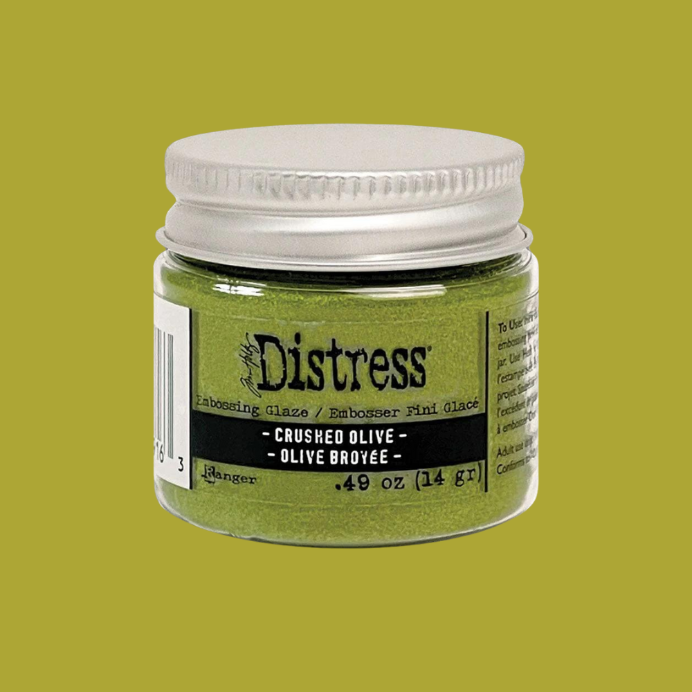 Crushed Olive Distress Embossing Glaze