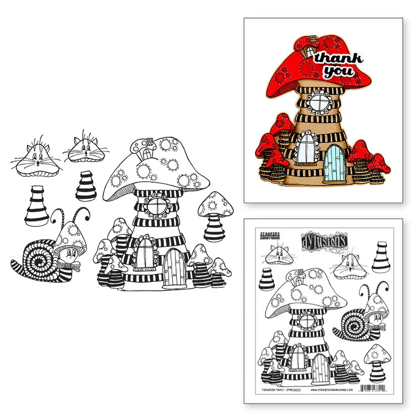 Toadstool Tales Cling Stamps | Dyan Reaveley