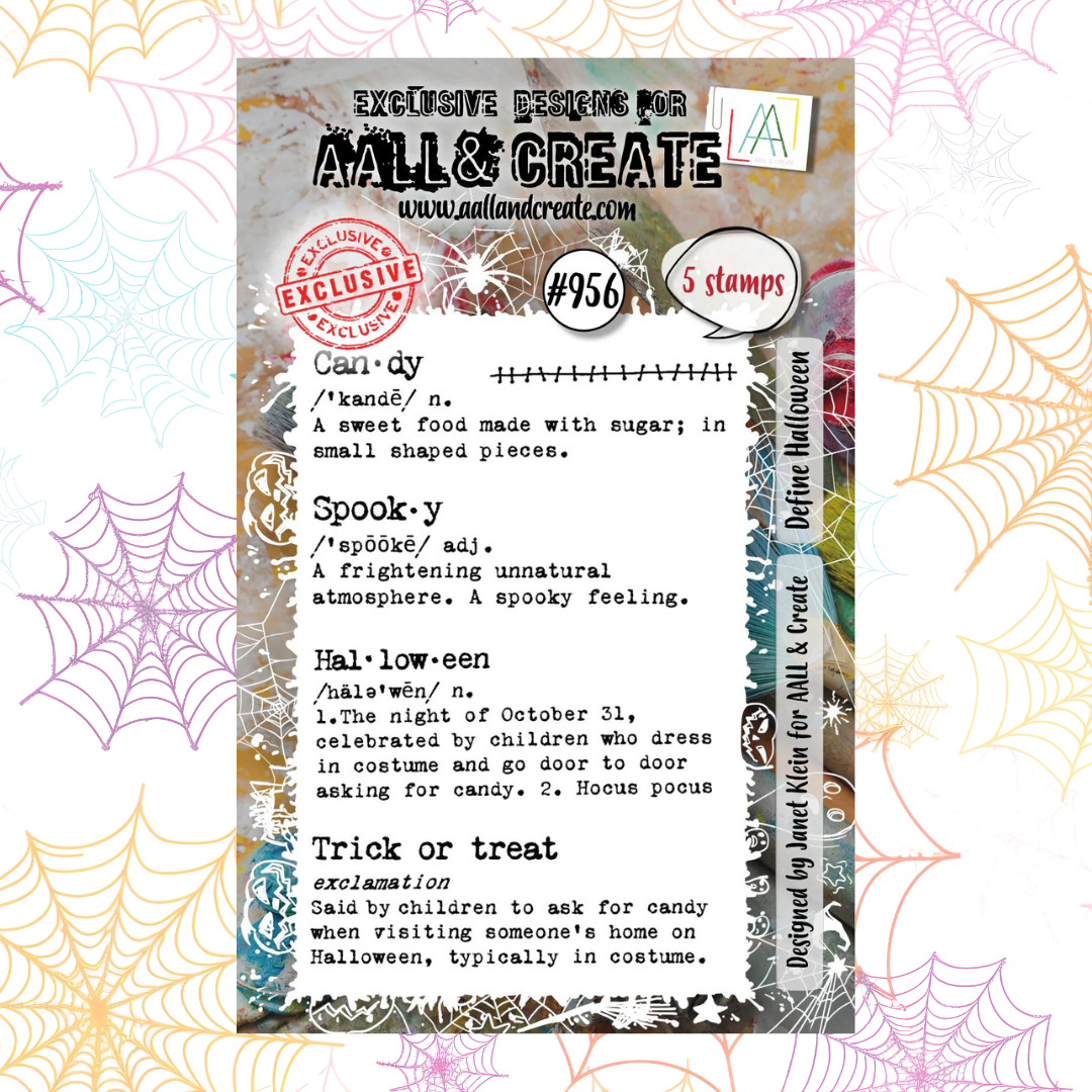 Define Halloween A7 Clear Stamp Set No. 956