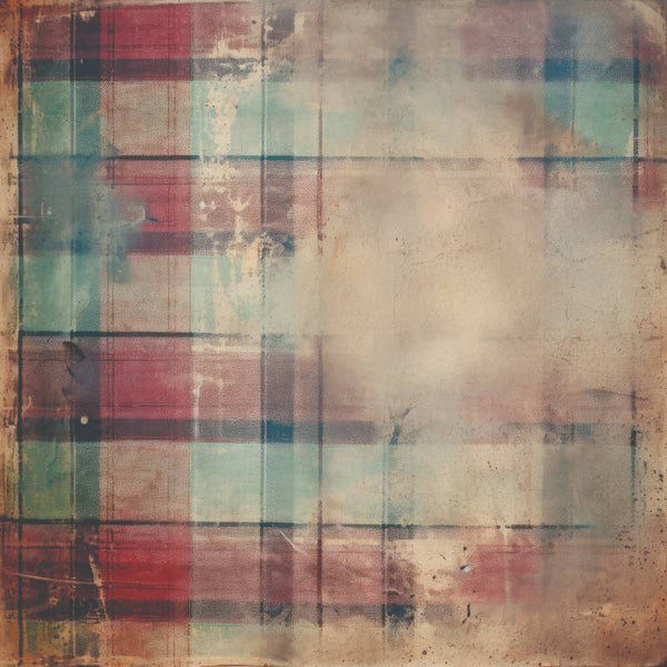 Distress Plaid 8x8 Paper Pad | Taylor Made Journals