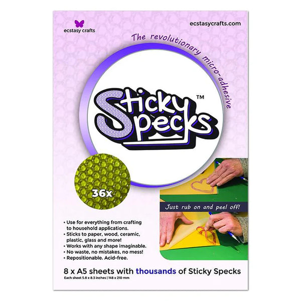 Sticky Specks Micro Adhesive A5 Sheets x8