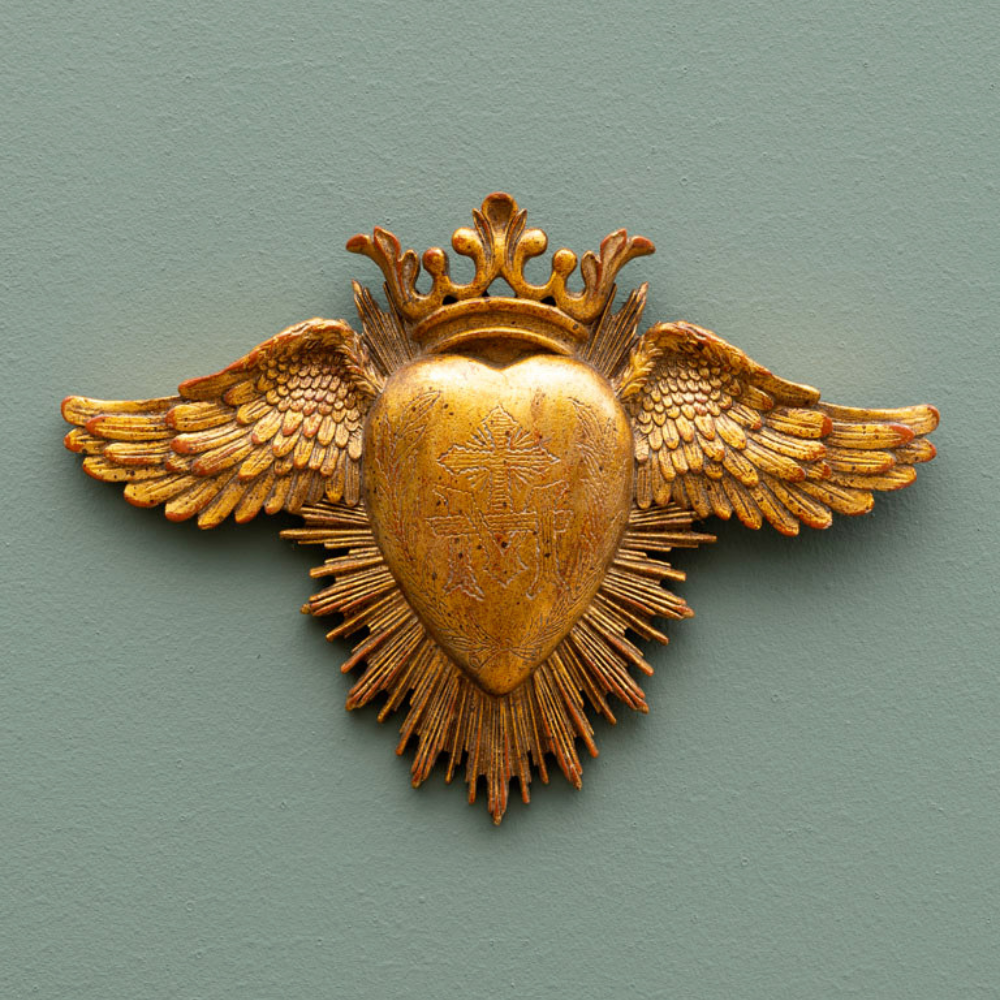 Ex Voto Wall Hanging Winged Heart