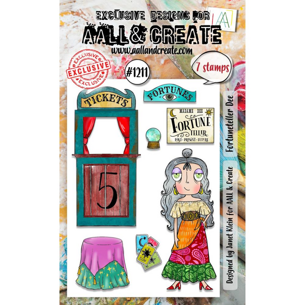 Fortuneteller Dee A6 Stamp Set No. 1211