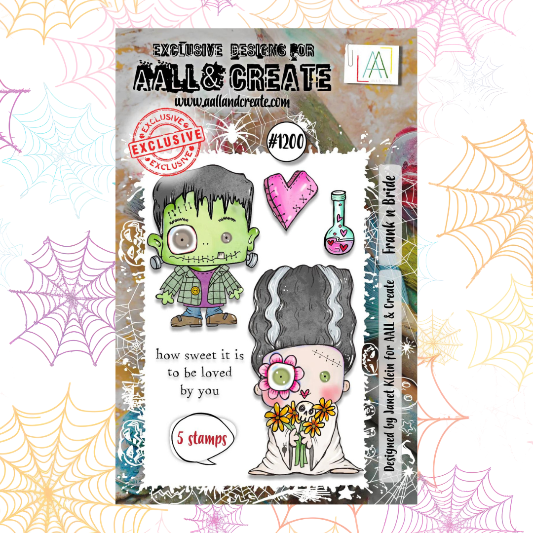 Frank n Bride A7 Stamp Set No. 1200 | Ghouls' Night Out {Halloween 2024}