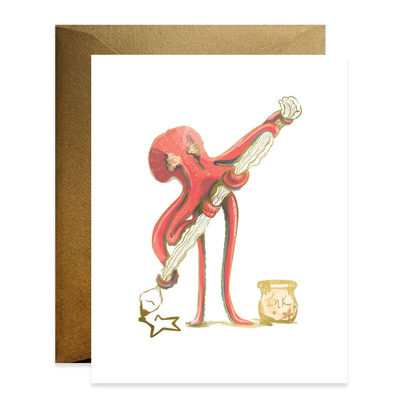 z<oos> Cartes en boîte Inky Octopus</oos>