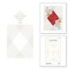 Crossed Lines Hot Foil Plate | Glimmer Greetings Collection