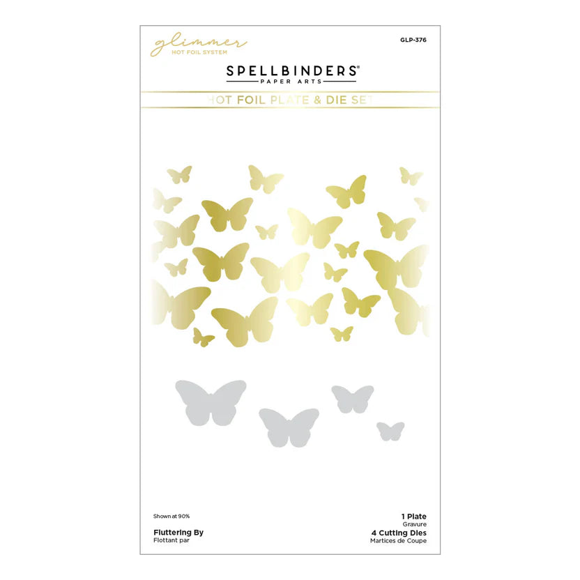 Fluttering By Hot Foil Plate + Die Set