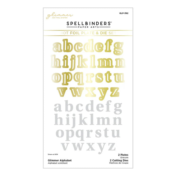 Glimmer Alphabet + Stencil Bundle