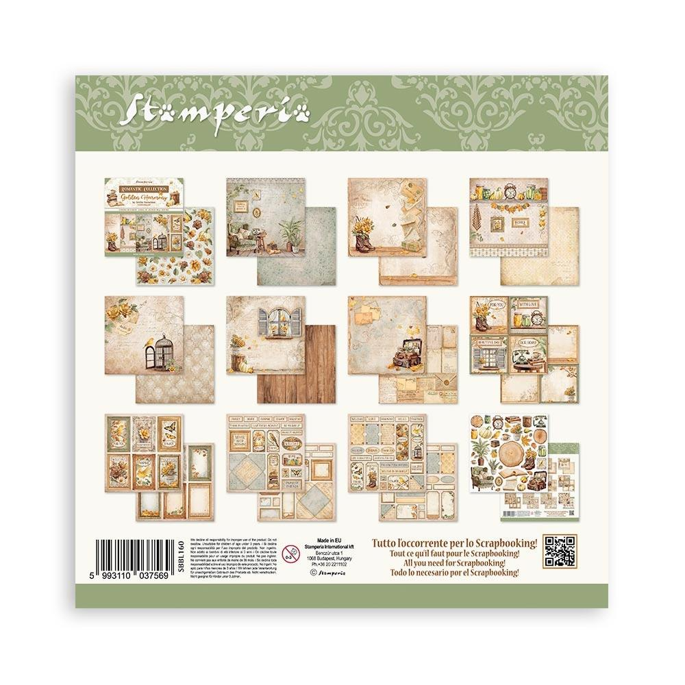 Golden Harmony 12x12 Paper Pad