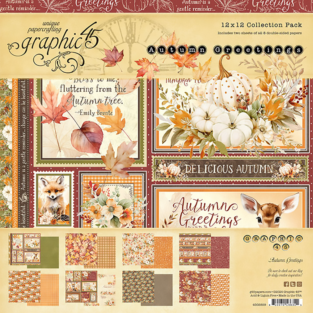 Autumn Greetings 12x12 Collection Pack