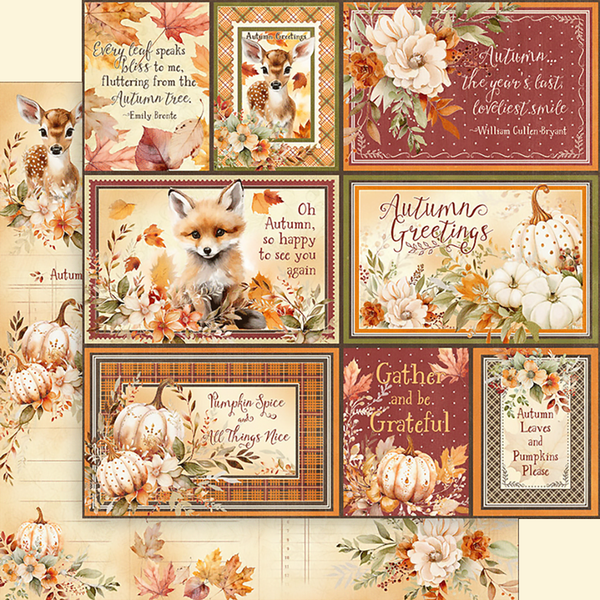 Autumn Greetings 12x12 Collection Pack