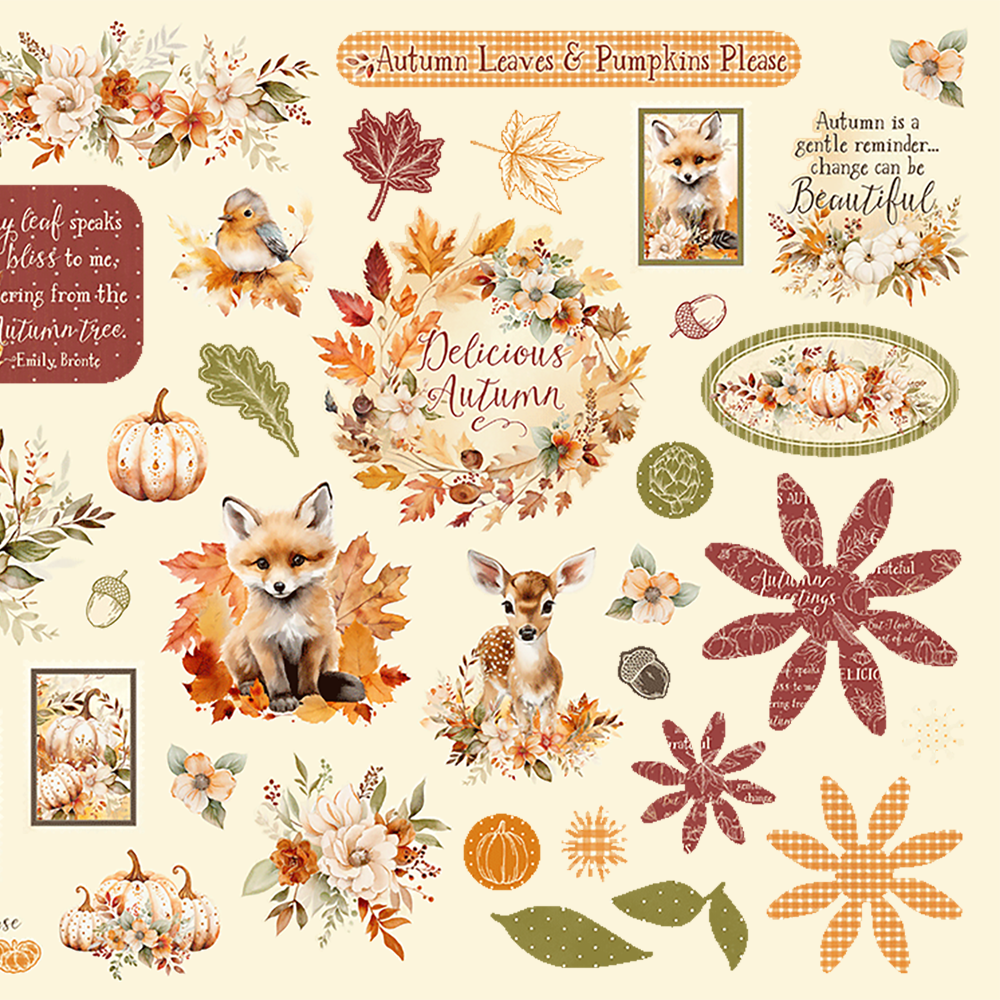 Autumn Greetings Ephemera Pack