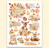 Autumn Greetings Rub-on Transfers