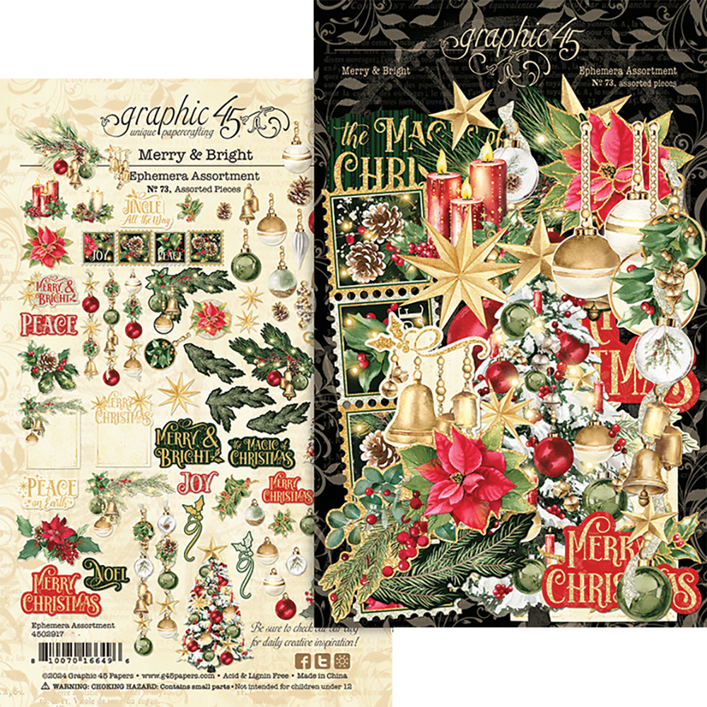 Merry & Bright Ephemera Pack