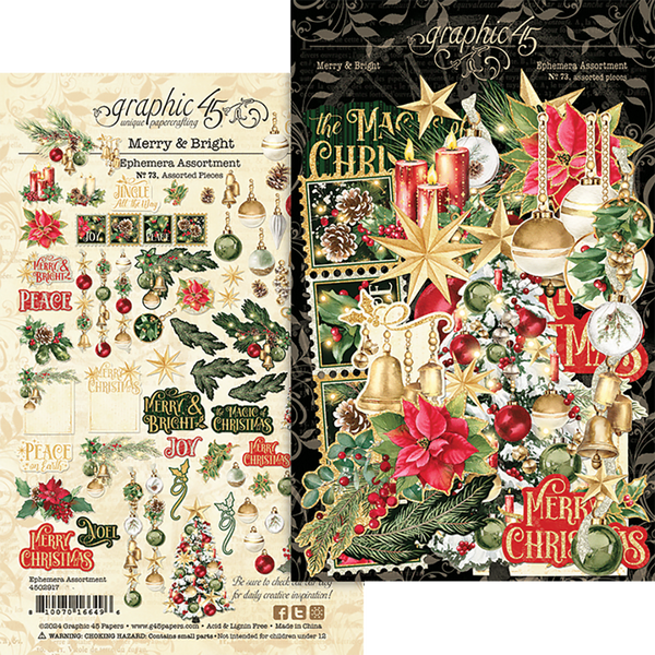 Merry & Bright Ephemera Pack