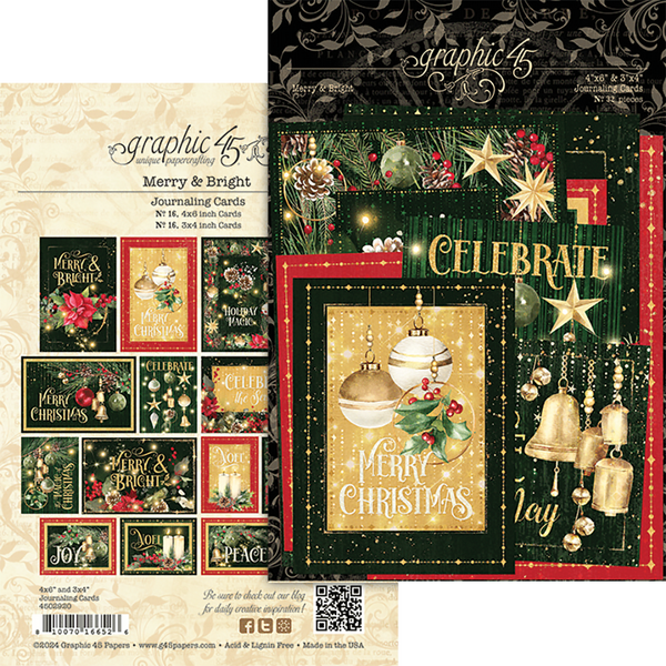 Merry & Bright Journal Cards