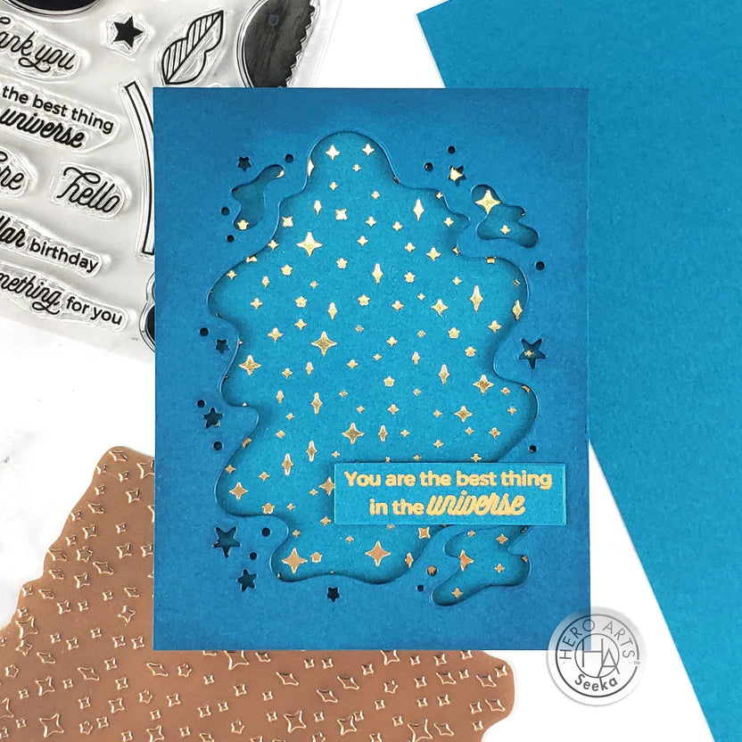 Twinkling Stars Hot Foil Plate