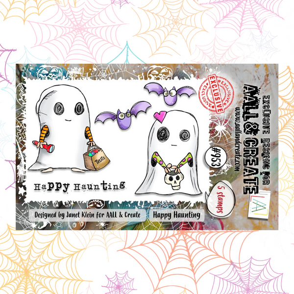 Happy Haunting A7 Clear Stamp Set No. 953 | Halloween