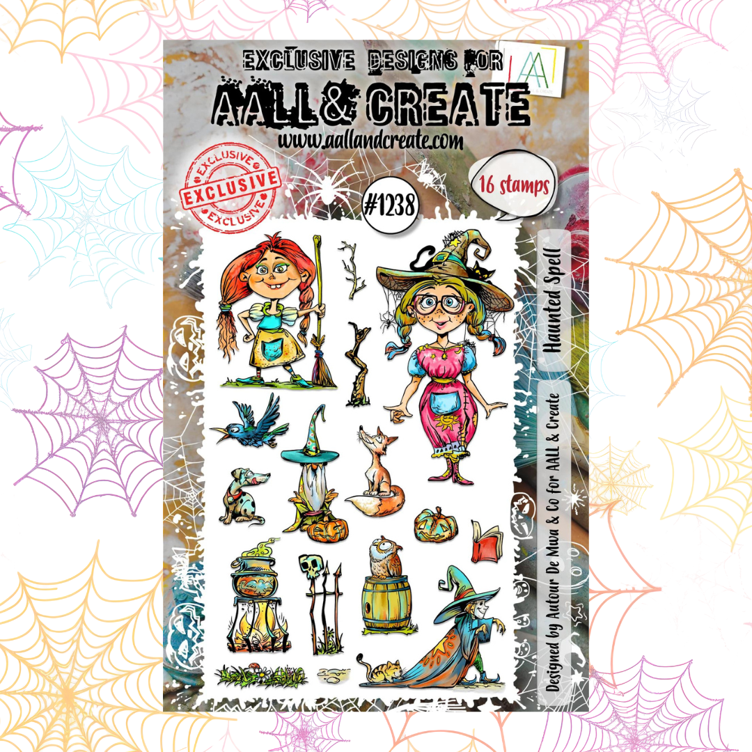 Haunted Spell A6 Stamp Set No. 1238 | aall Hallow's Eve {Halloween 2024}