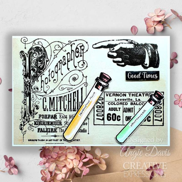 Hodge Podge 6x8 Clear Stamp Set | Taylor Made Journals