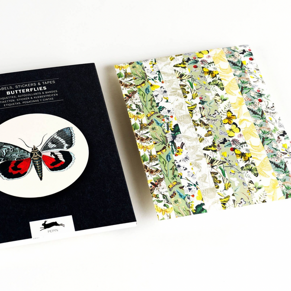 Butterflies Label Sticker & Tape Book