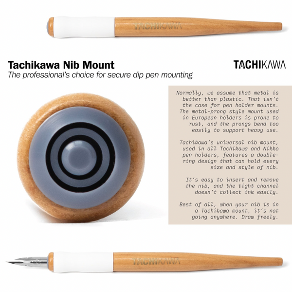 Free-Size Rubber Grip Penholder | Tachikawa T-36W