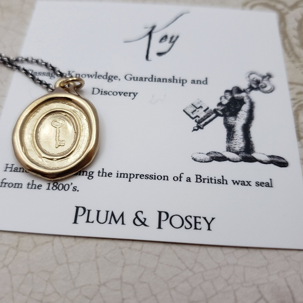 Key to My Heart Wax Seal Pendant