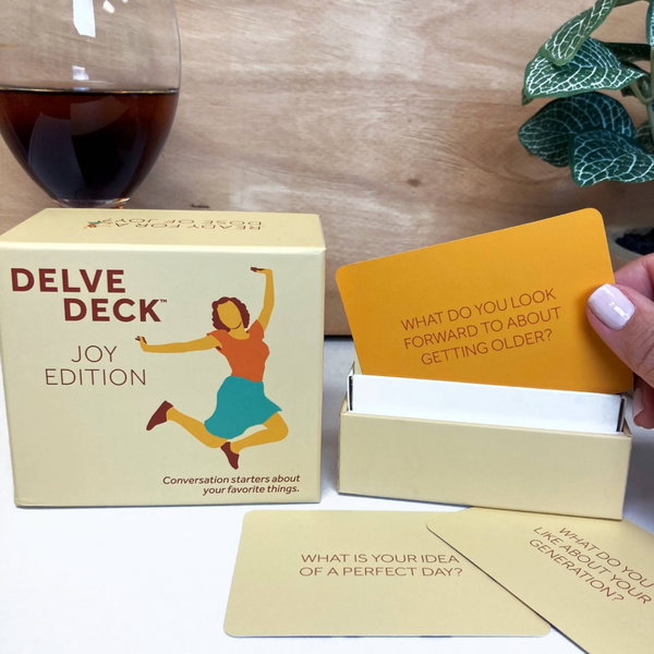 Delve Deck Conversation Cards | Joy Edition