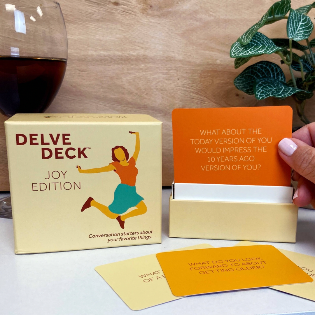 Delve Deck Conversation Cards - Joy Edition