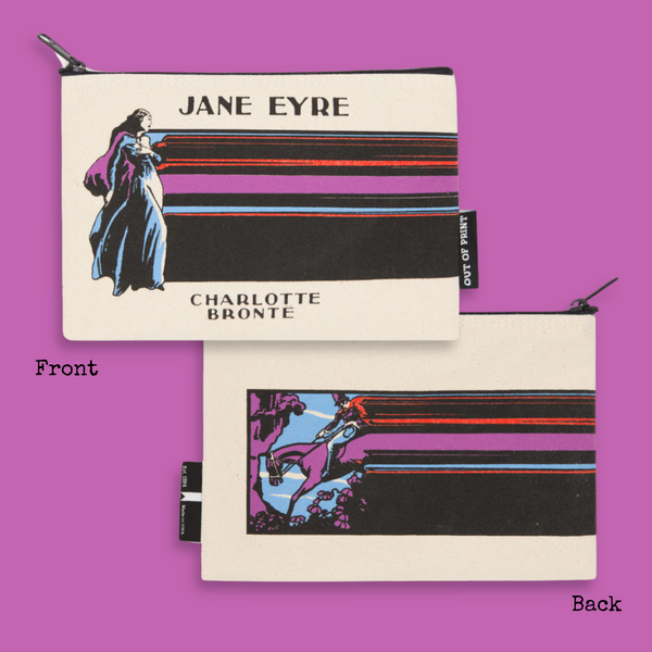 Jane Eyre Canvas Zippered Pouch