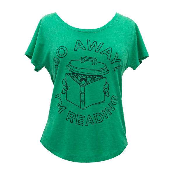 Go Away I'm Reading | Sesame Street Oscar the Grouch | Women’s Relaxed Fit T-Shirt