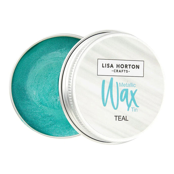 Teal Wax Tin