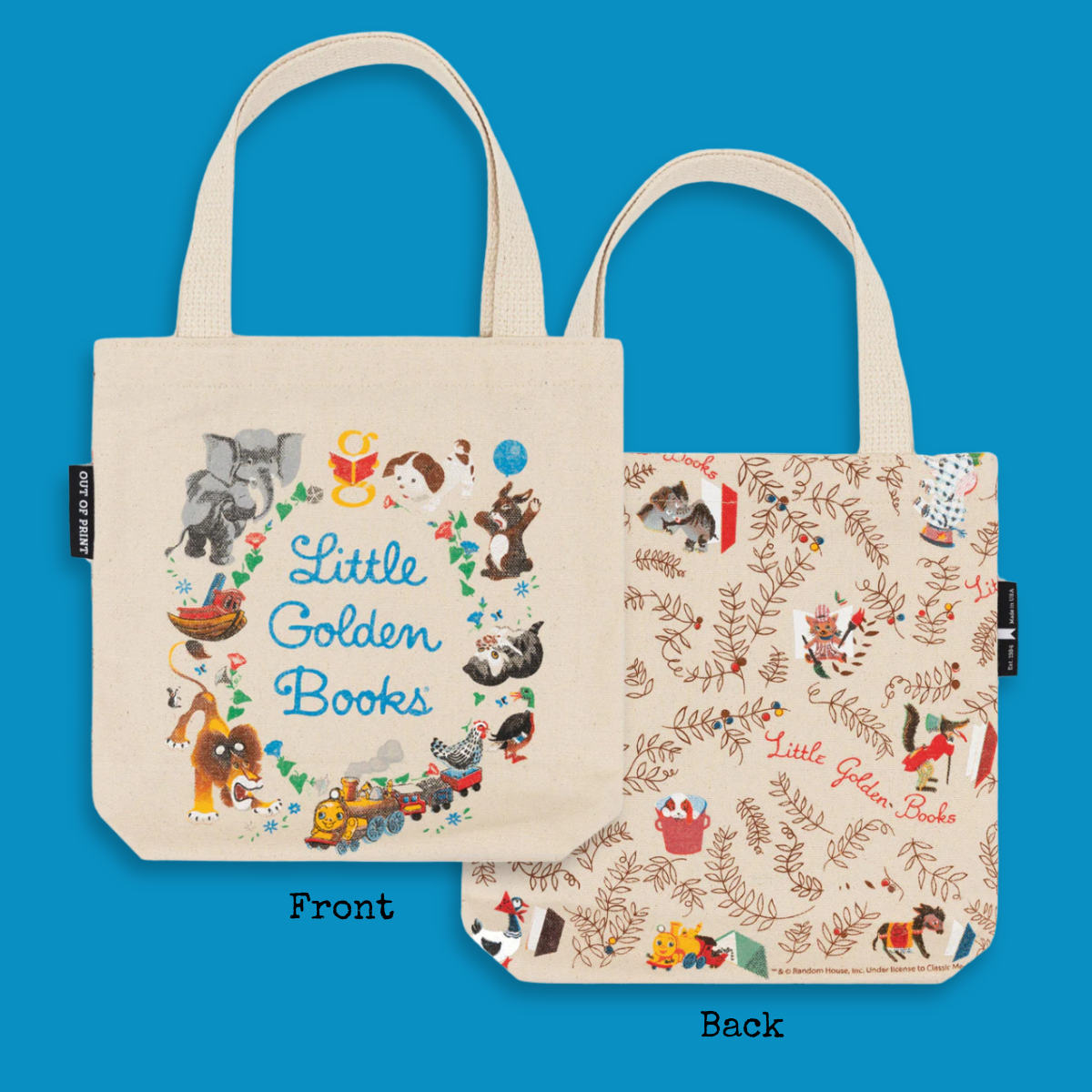 Little Golden Books Mini Canvas Tote Bag