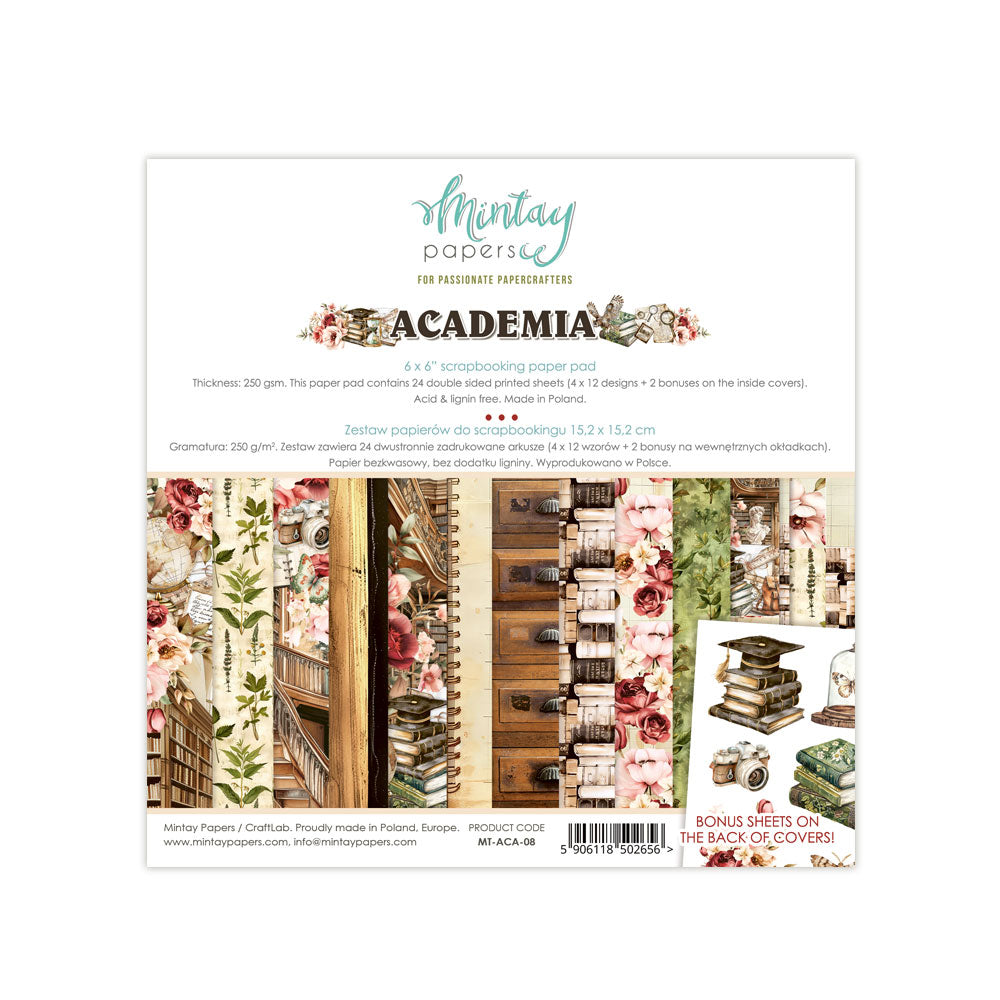 Academia 6x6 Double-Sided Paper Collection {coming soon!}