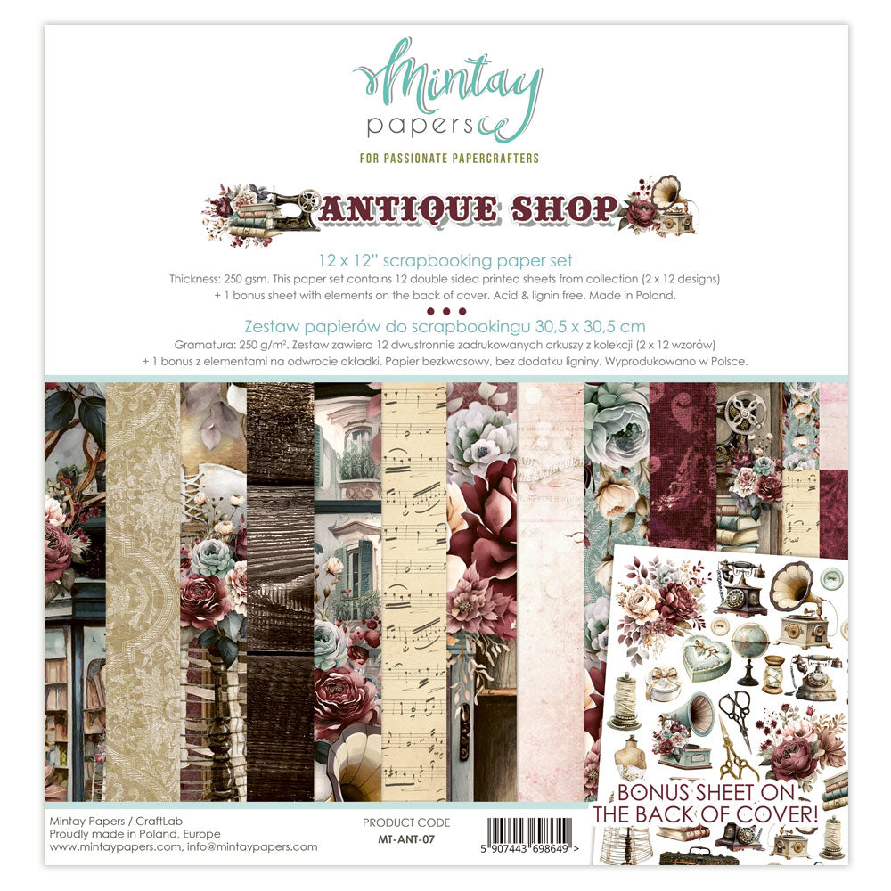 Antique Shop 12x12 Double-Sided Paper Collection