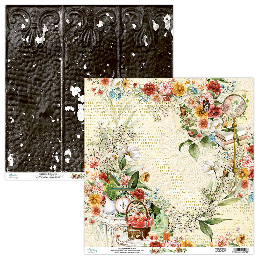 Botany 12x12 Double-Sided Scrapbook Paper | Singles