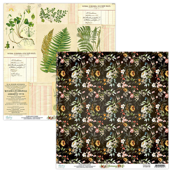 Botany 12x12 Double-Sided Scrapbook Paper | Singles