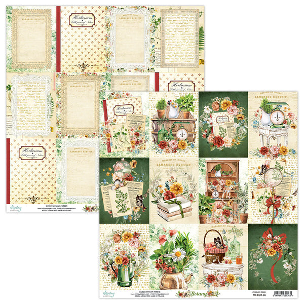 Botany 12x12 Double-Sided Scrapbook Paper | Singles