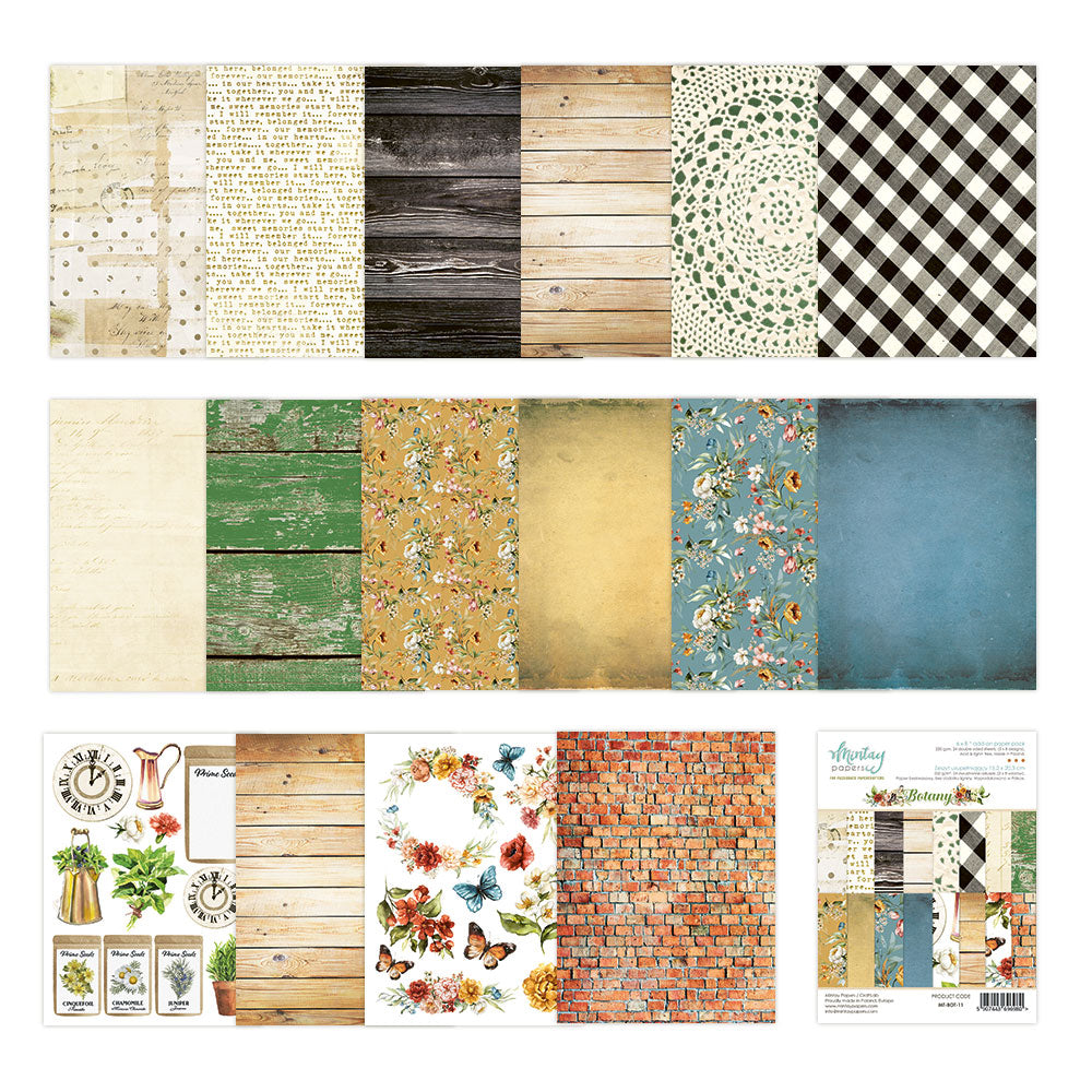 Botany 6x8 Double-Sided Add-On Paper Collection