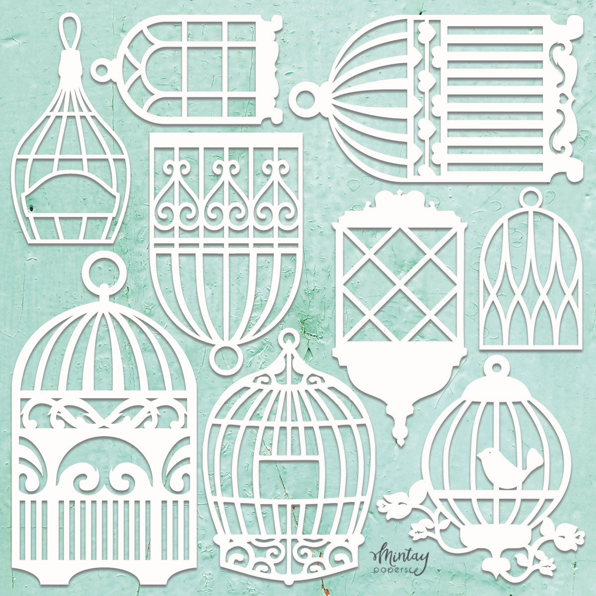 Birdcages | Mintay Decor Chippies