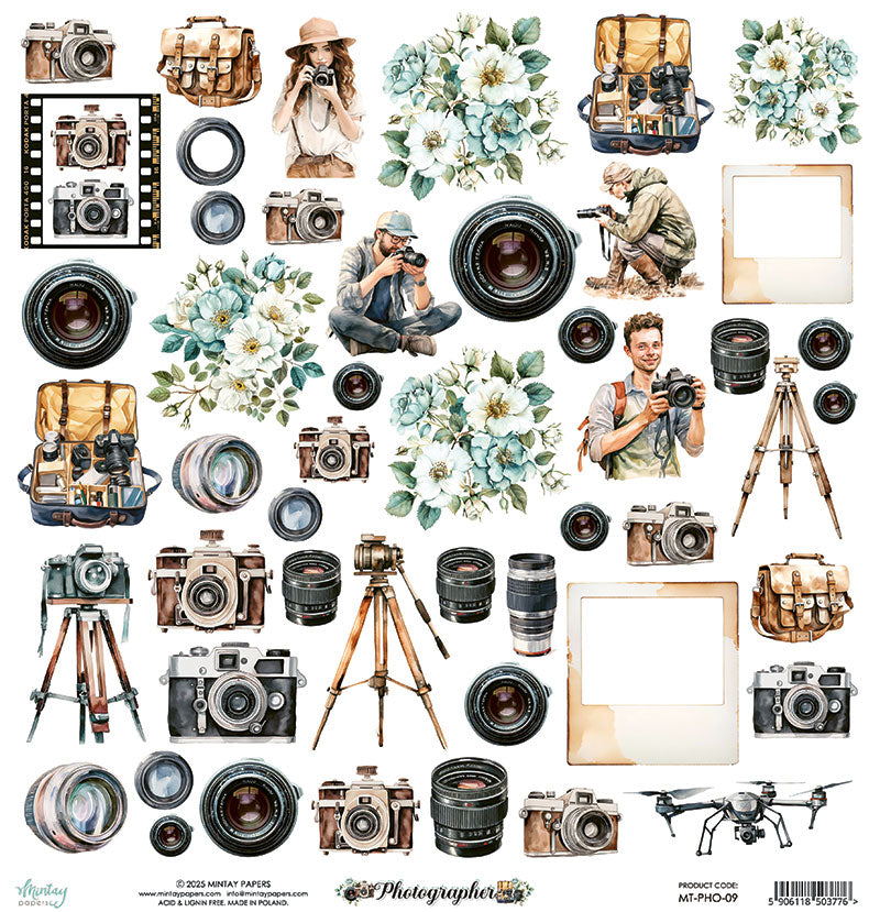 Photographer 12x12 Double-Sided Paper Collection