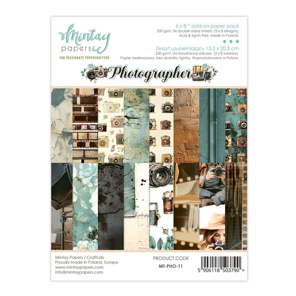 Photographer 6x8 Add-On Paper Pad {coming soon!}