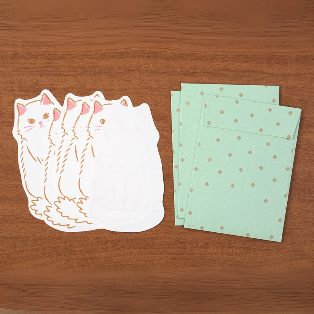 Cat Die-Cut Letter Set | Midori