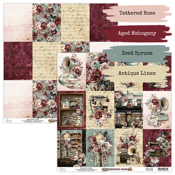 Antique Shop 12x12 Double-Sided Single Sheets