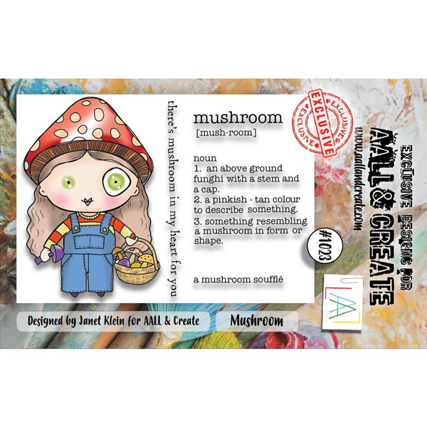 Mushroom A7 Clear Stamp Set No. 1023
