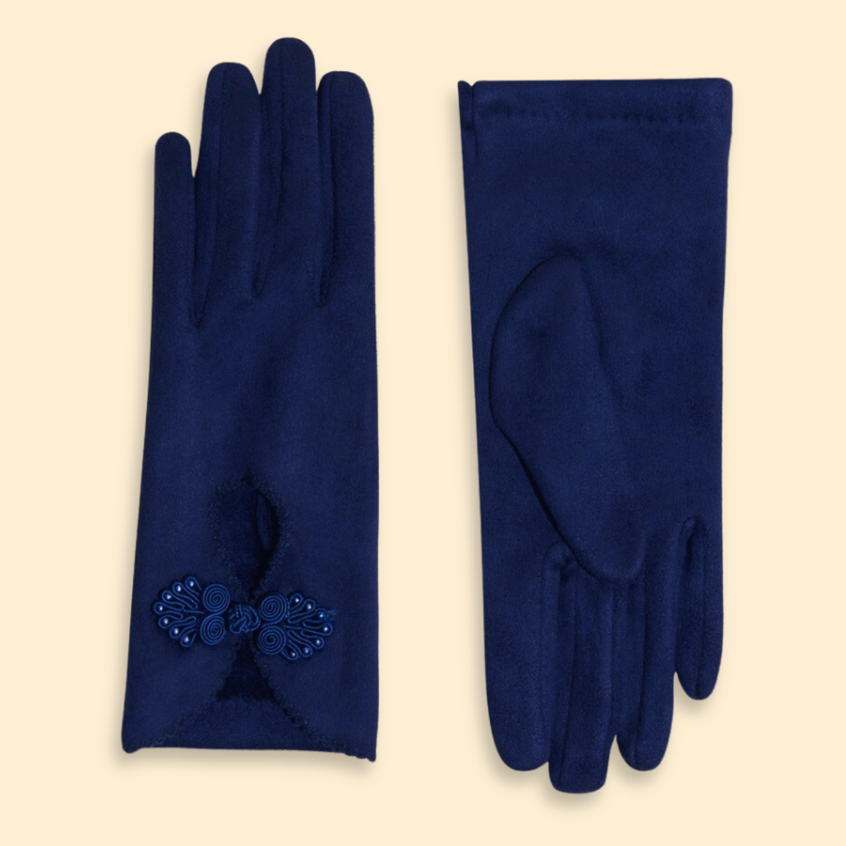 Navy Suki Gloves