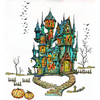 Nightfall Castle A6 Stamp Set No. 1236 | aall Hallow's Eve {Halloween 2024}