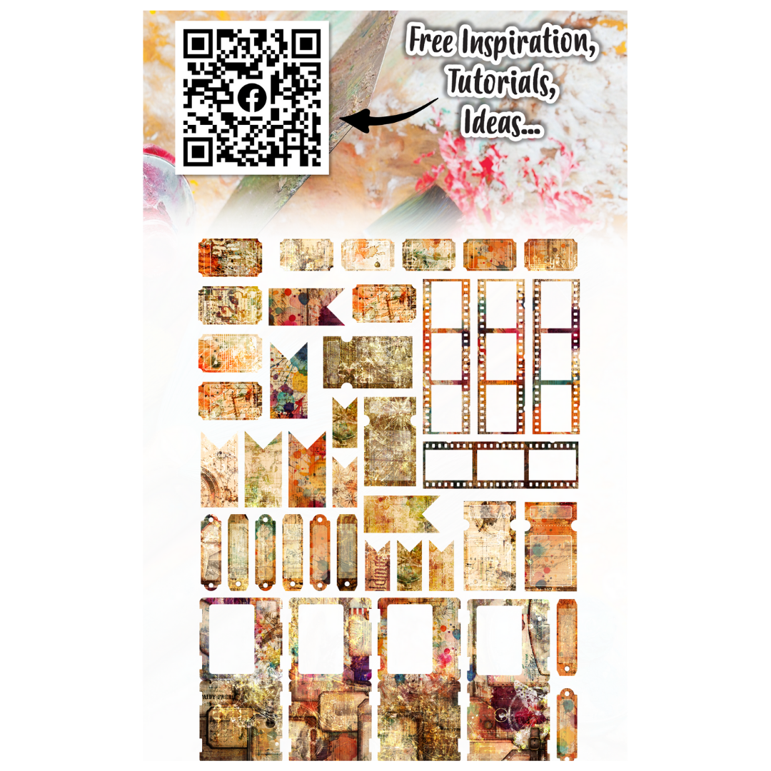 Nostalgic Brown Ephemera Die Cuts No. 079