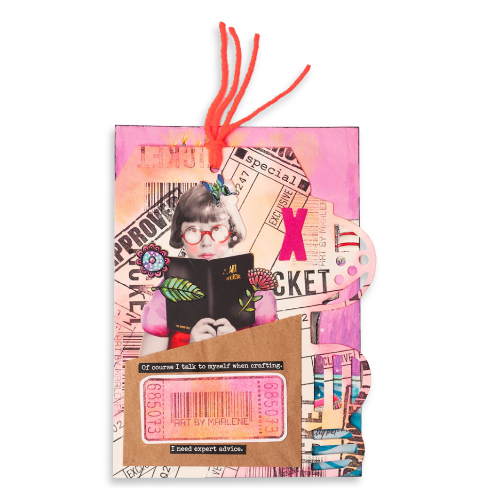 One-Way Ticket 6x10 Clear Stamp Set No. 471 | Art by Marlene